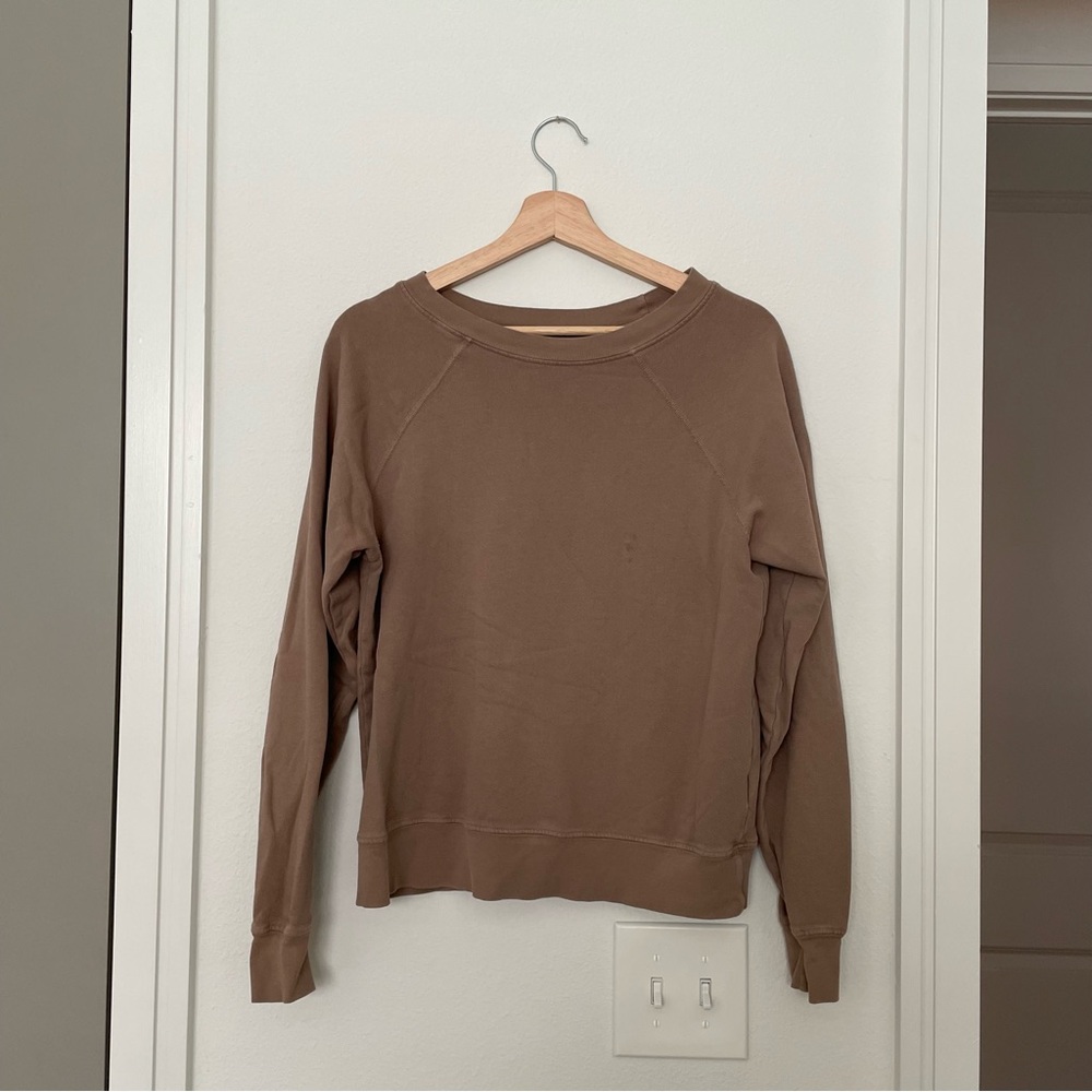 Mate The Label Terry Sweatshirt in Mushroom